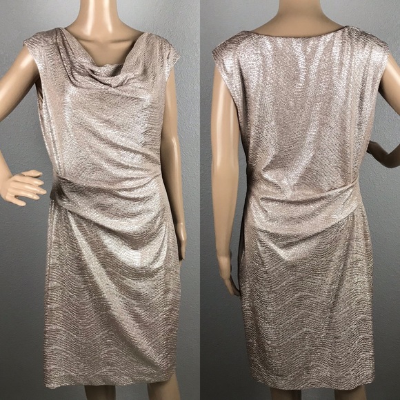 Vince Camuto Dresses & Skirts - Vince camuto draped neck dress sz M